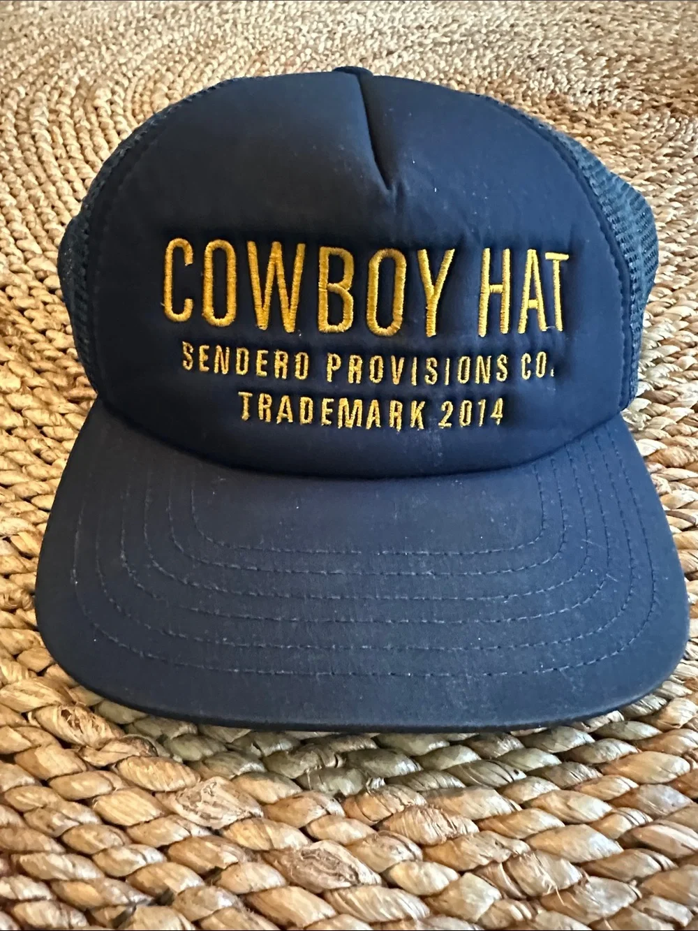 Sendero Provisions Co. Navy 'Cowboy Hat' Trucker Cap
